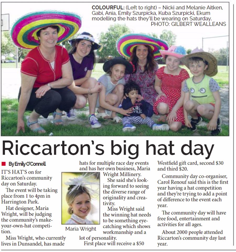 Riccarton hat day
