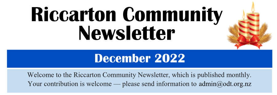 RC Newsletter Dec 2022 masthead