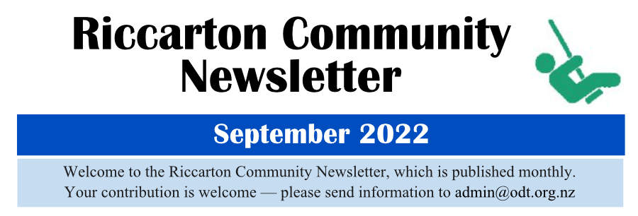 RC Newsletter Sept 2022 masthead